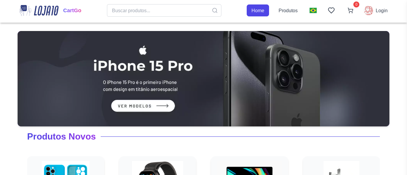 Demonstração do aplicativo